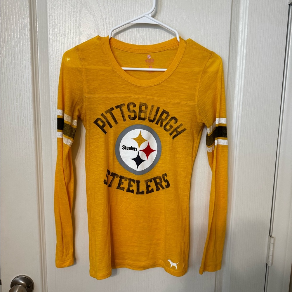 PINK Victoria's Secret Pittsburgh Steelers Long Sleeve